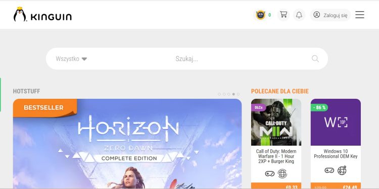 Kinguin Official Website: Steam CD Keys and PC Game Keys