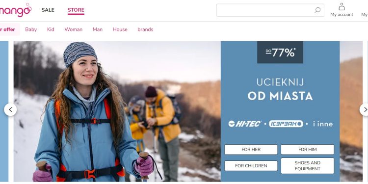 Limango: A shopping club for women and young families