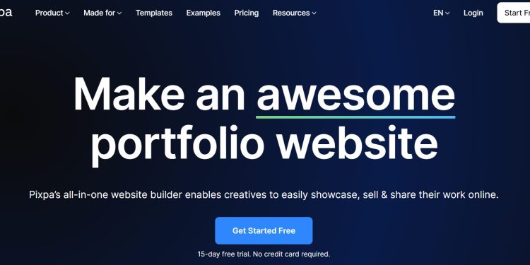 Pixpa: Create Your Awesome Portfolio Website