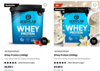 Bodylab Fitness Shop – High-Quality Nutrients for Muscle Growth