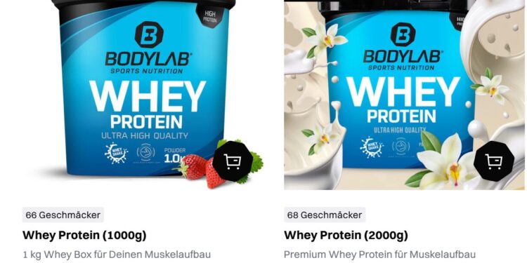 Bodylab Fitness Shop – High-Quality Nutrients for Muscle Growth