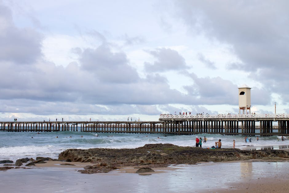 Brazilian beach pier