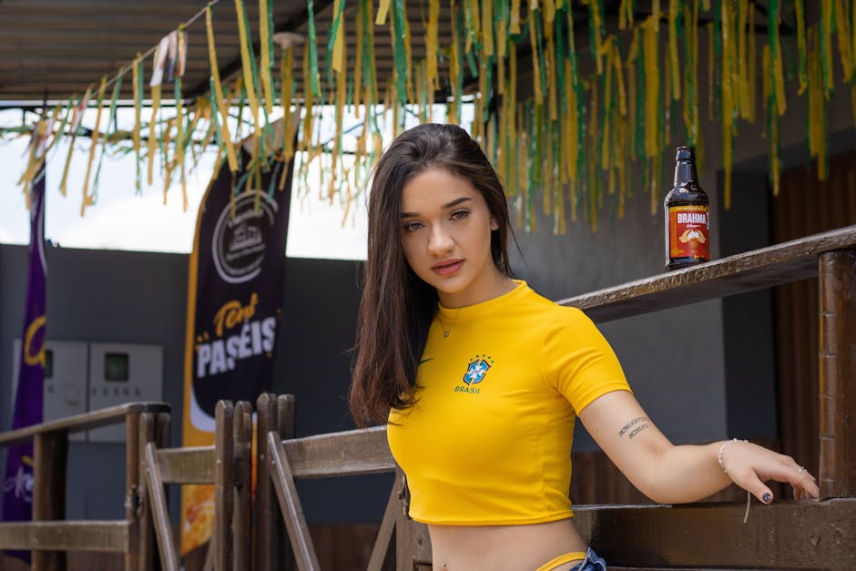 Brazilian woman fashionable