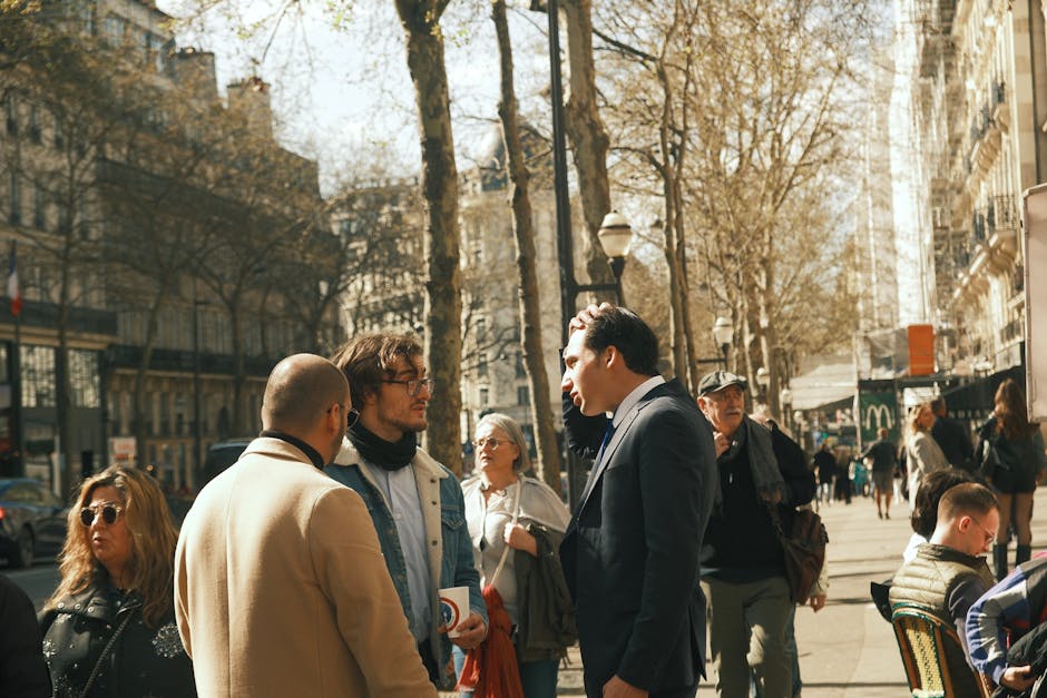 business meeting paris