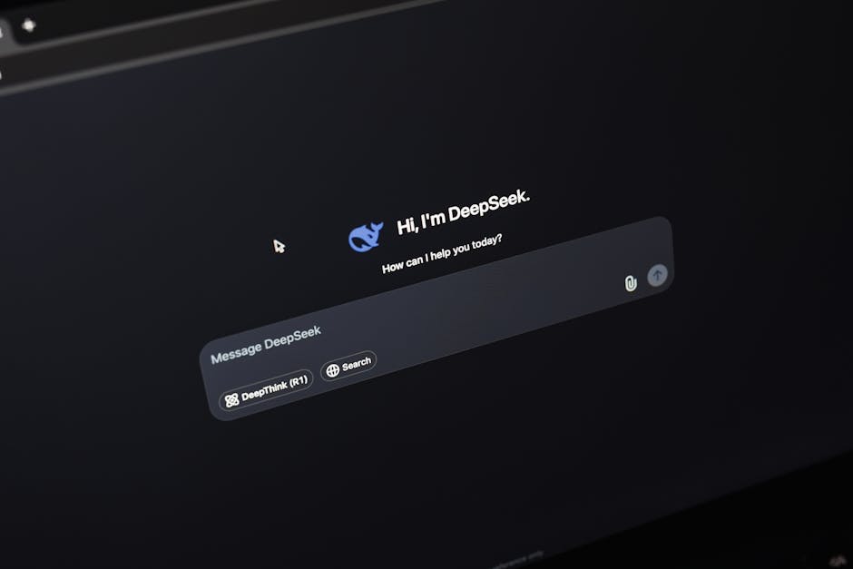 chatbots on computer screen customer service