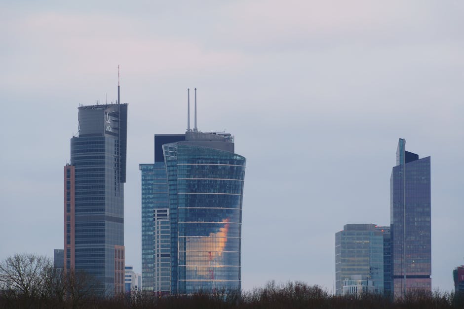 city skyline warsaw