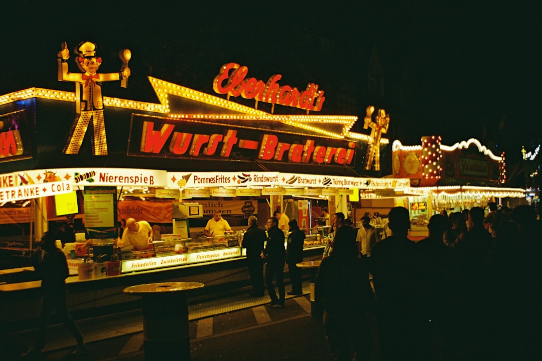 food stall German market street food