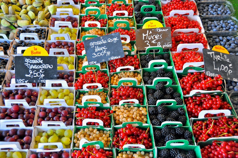 French market fresh produce