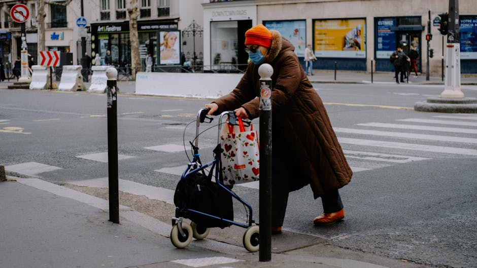 french woman walking paris