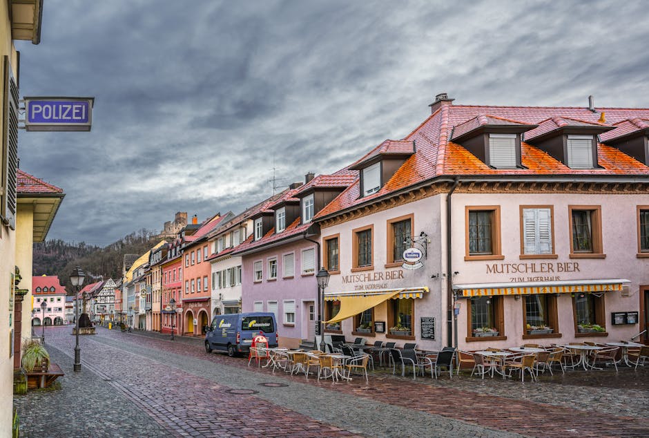Historic German street view