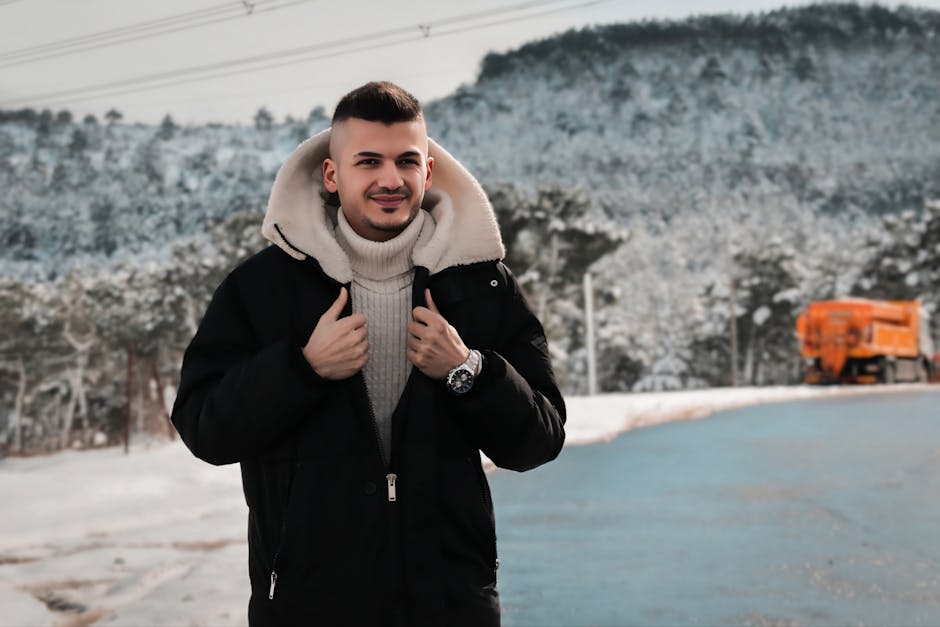 man winter fashion