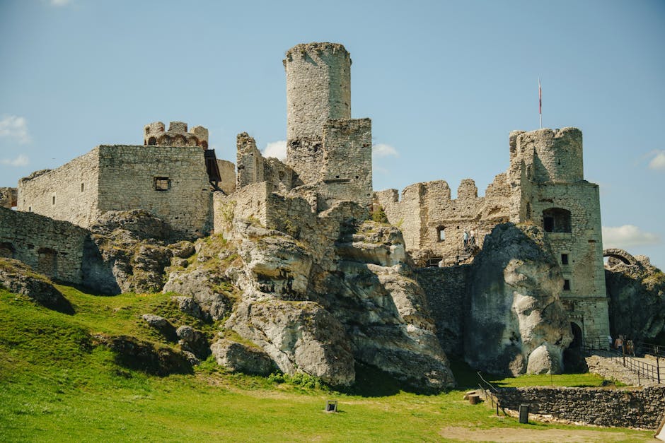 old polish castle ruins