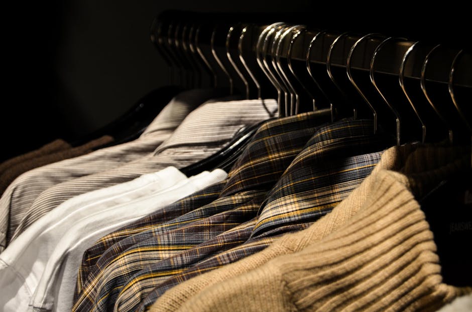 organized men's closet