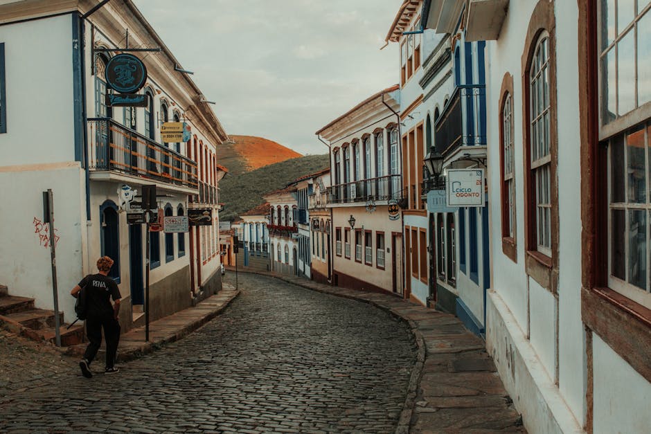 Ouro Preto colonial streetscape