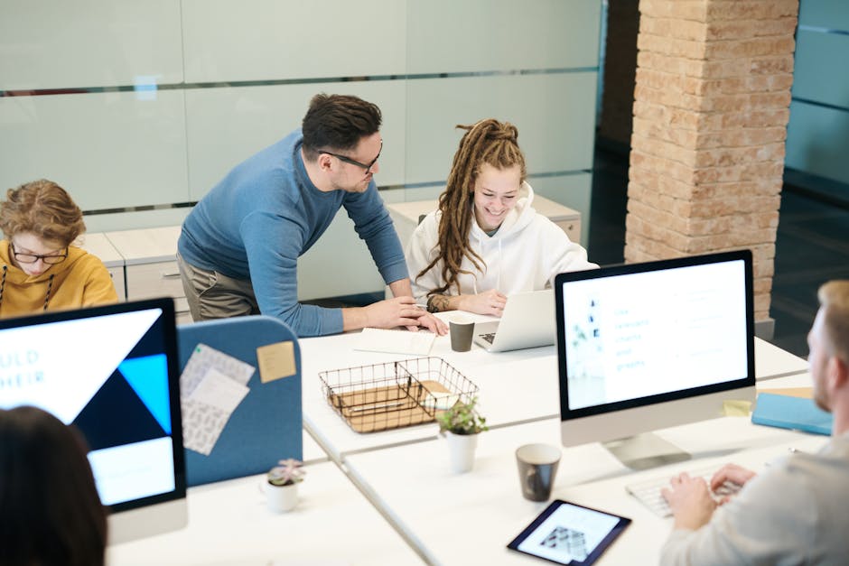 people in office using ai