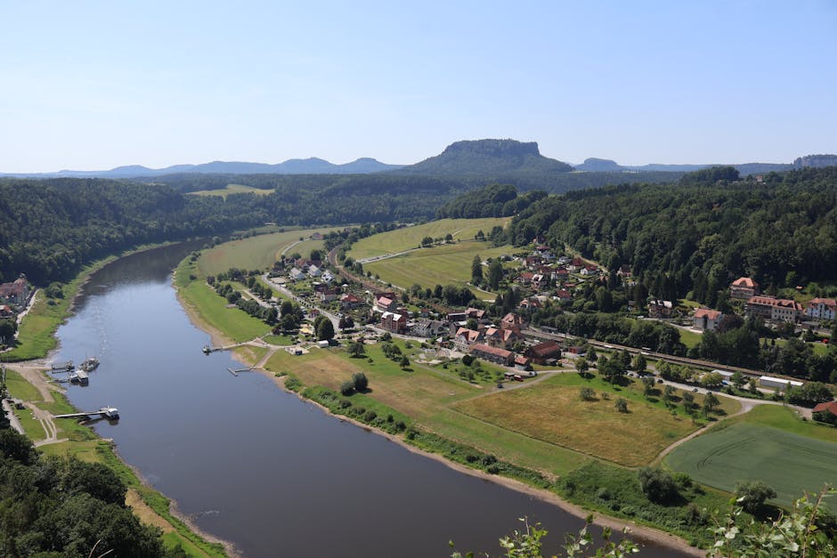 saxon switzerland national park elbe river