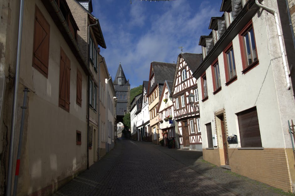 traditional German village scenic