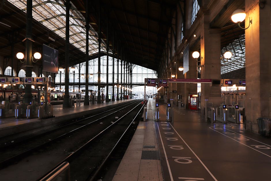 train station platform france