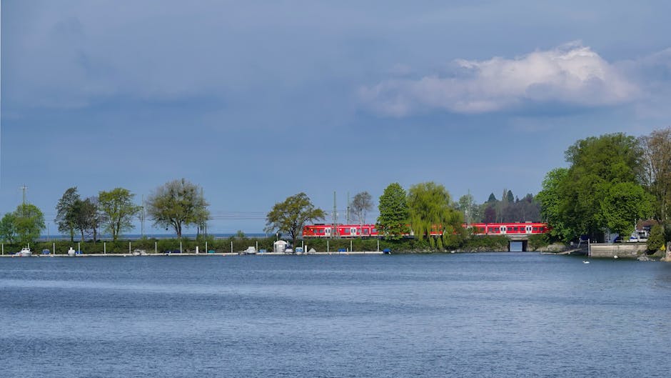 train traveling through scenic German landscape