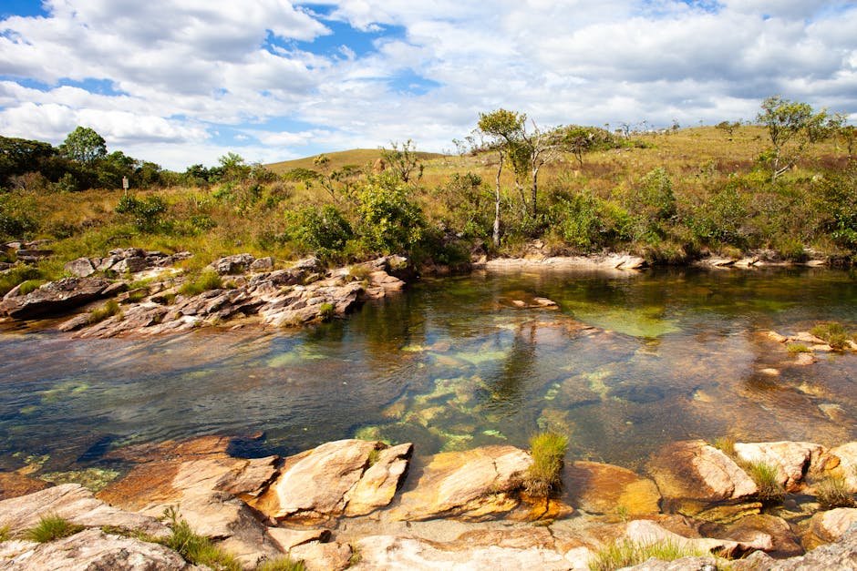 Waterfall in Brazilian cerrado