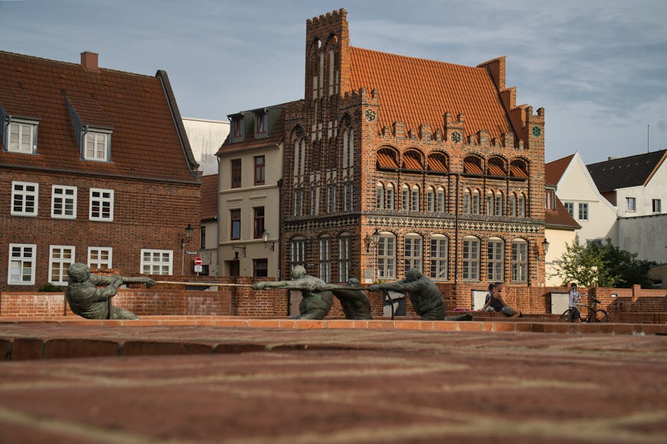 wismar old town brick architecture
