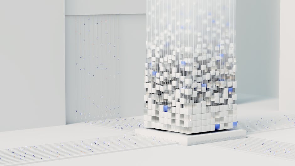 AI data visualization urban background