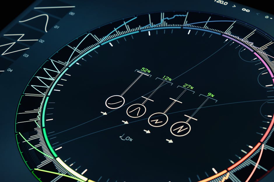 AI interface with data visualization