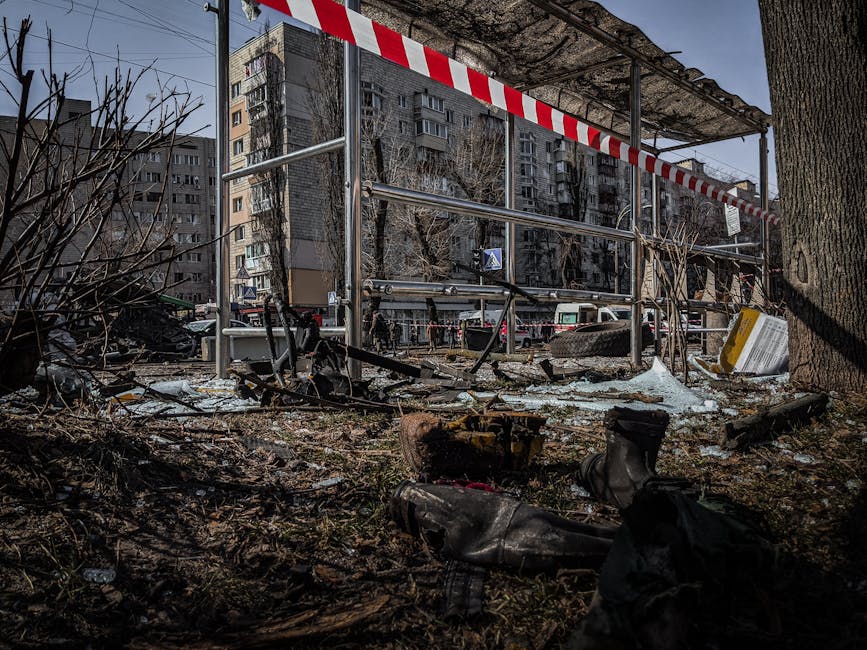 AI mapping bombed Ukrainian city