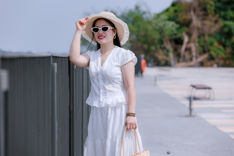 Casual elegant summer outfit