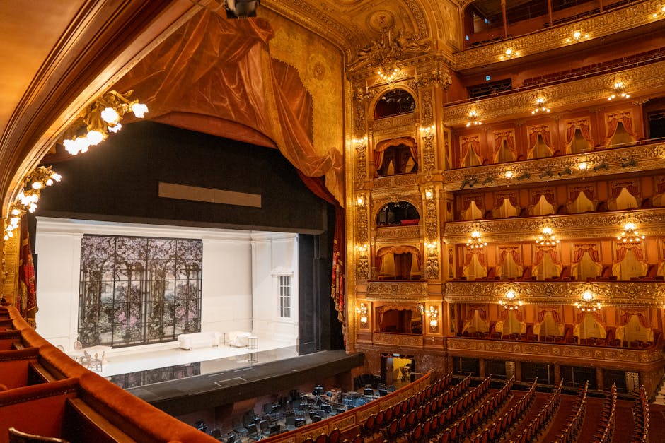 elegant opera house interior
