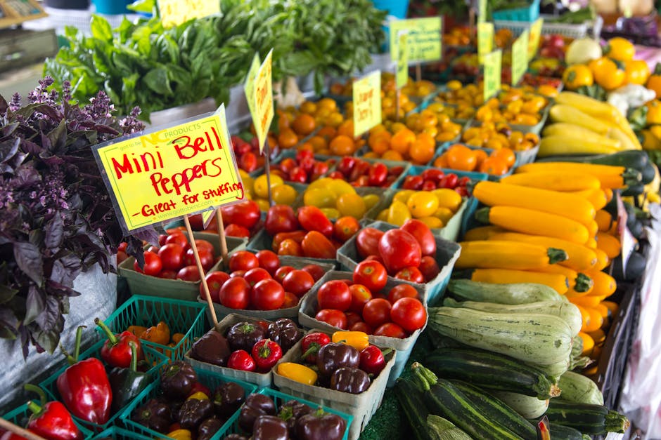 fresh farmer's market produce