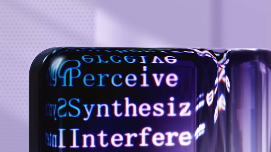 futuristic AI writing concept