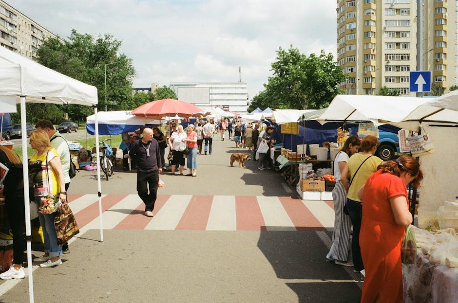 Historic Kyiv street market