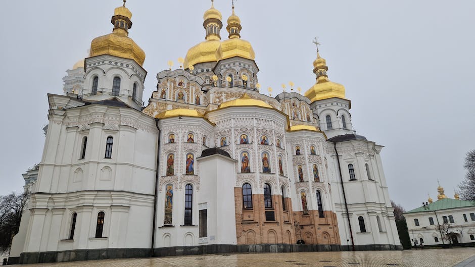 Kyiv historical architecture golden domes