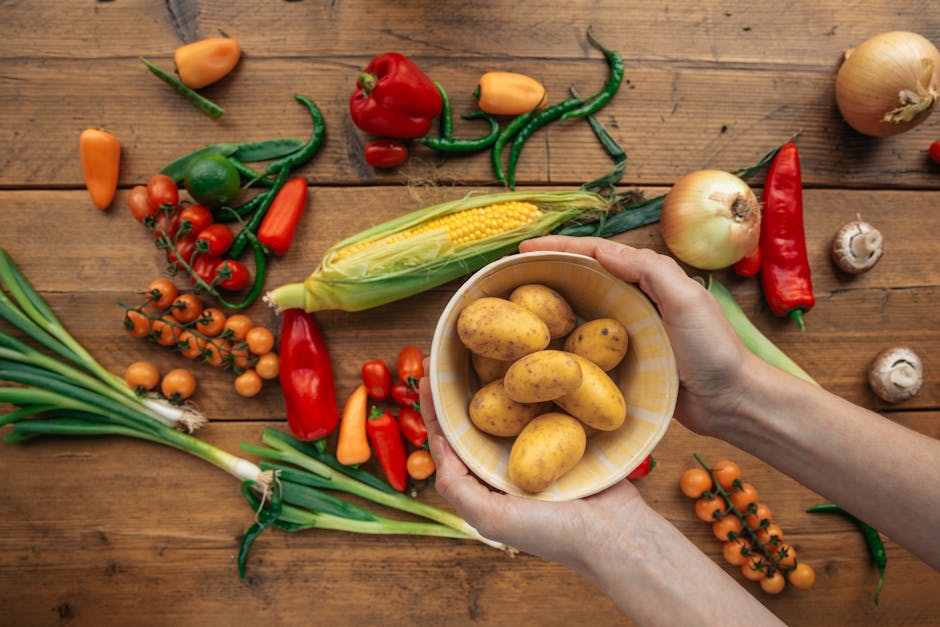 local farm fresh ingredients table