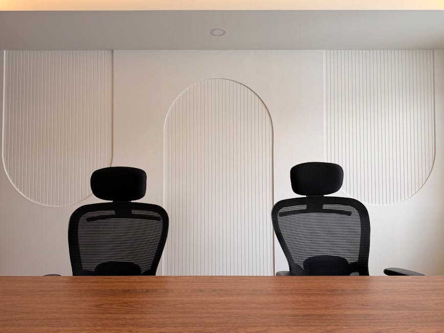Minimalist office interior