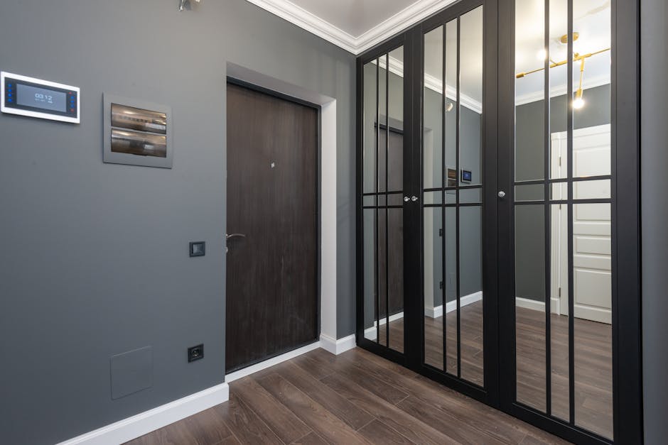 Modern apartment smart home interior