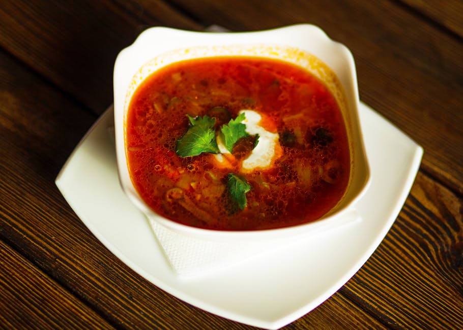 Nutritious traditional Ukrainian meal