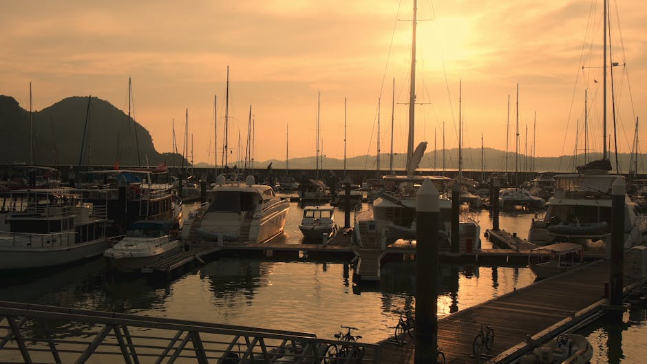 Odesa yacht club sunset