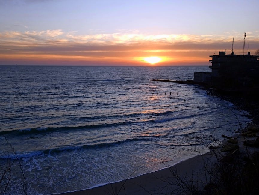 Odessa beach sunset