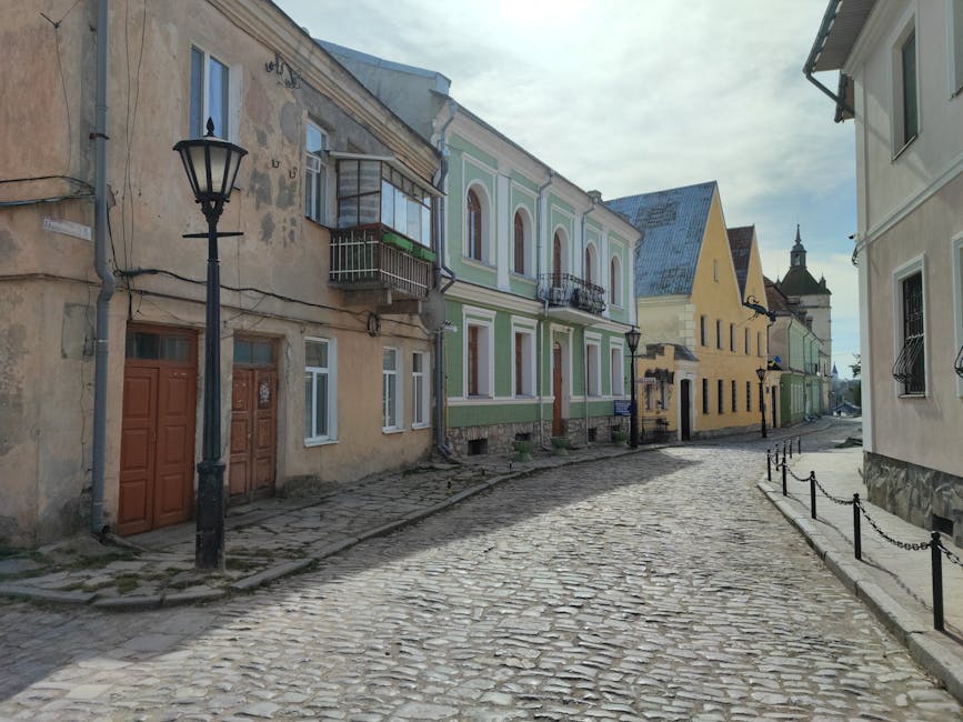 old town street Ukraine