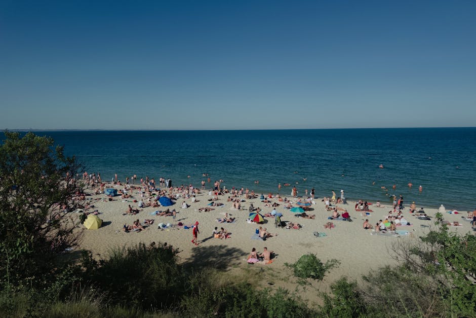 People on Odessa beach