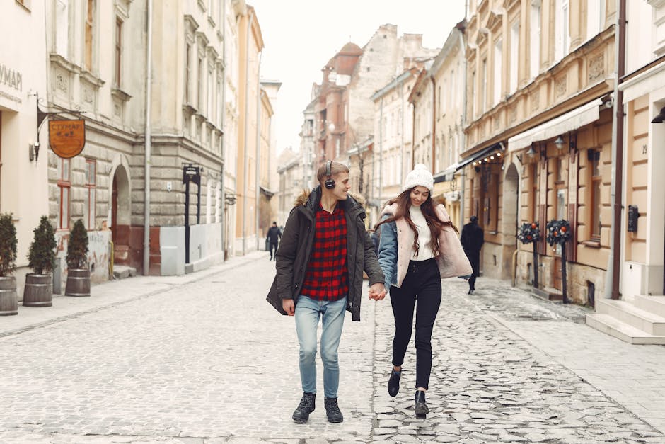 People walking stylishly