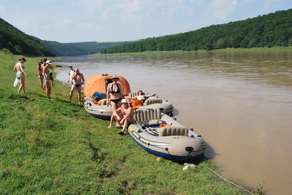 Rafting on Southern Bug river