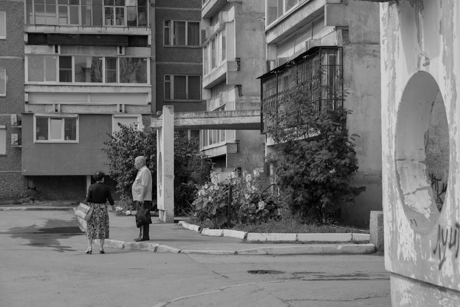 Soviet era fashion street style