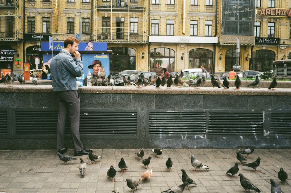 Street style photography Kyiv denim