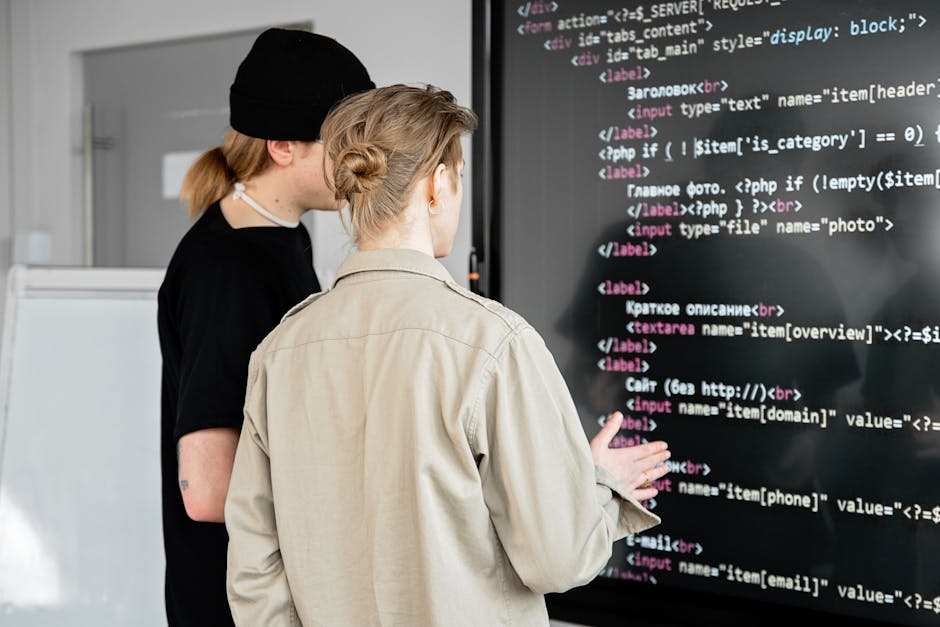 students coding tech hub