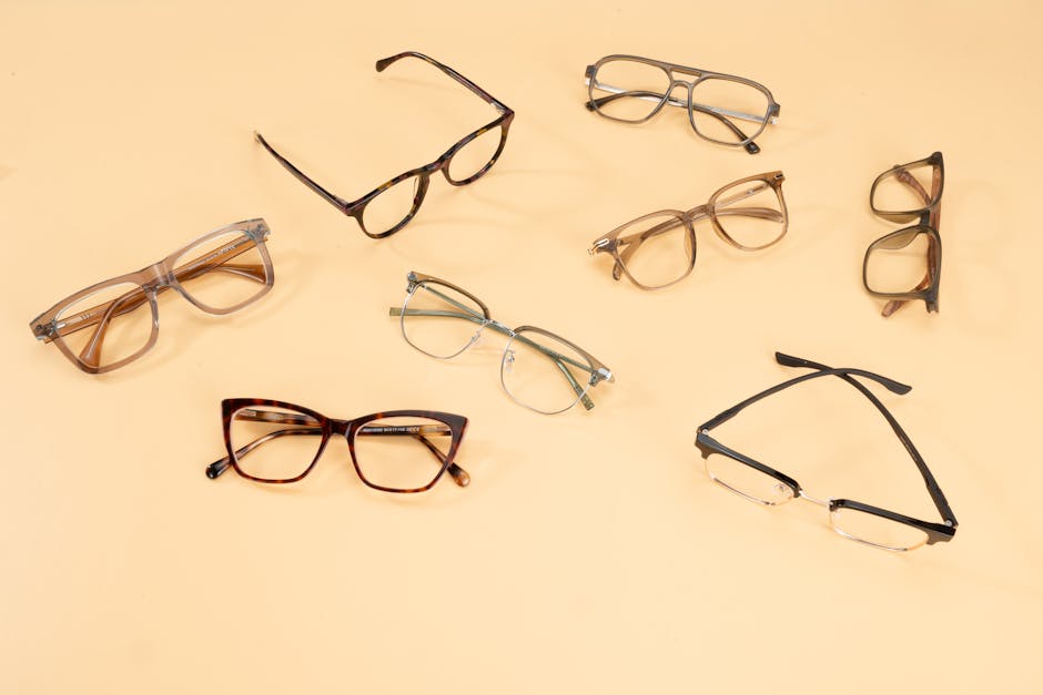 Table showing different fashion accessory styles