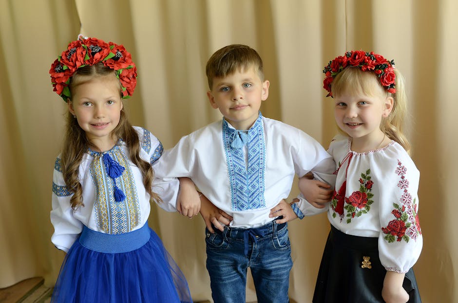 Traditional Ukrainian embroidery