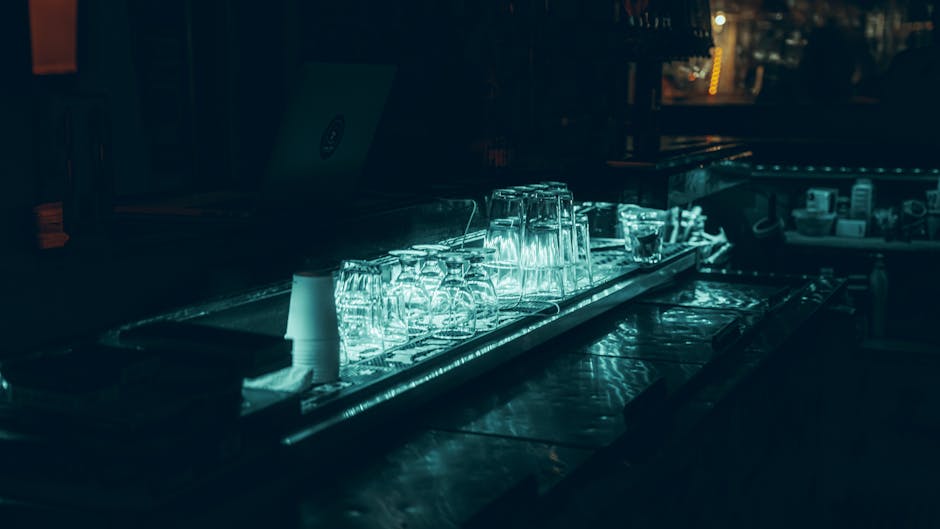 Ukrainian night bar interior